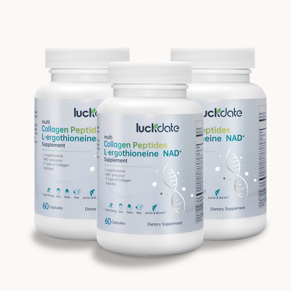 7-in-1 NAD+ Anti-Aging Formula Supplement | LuckDate × OmniHealth